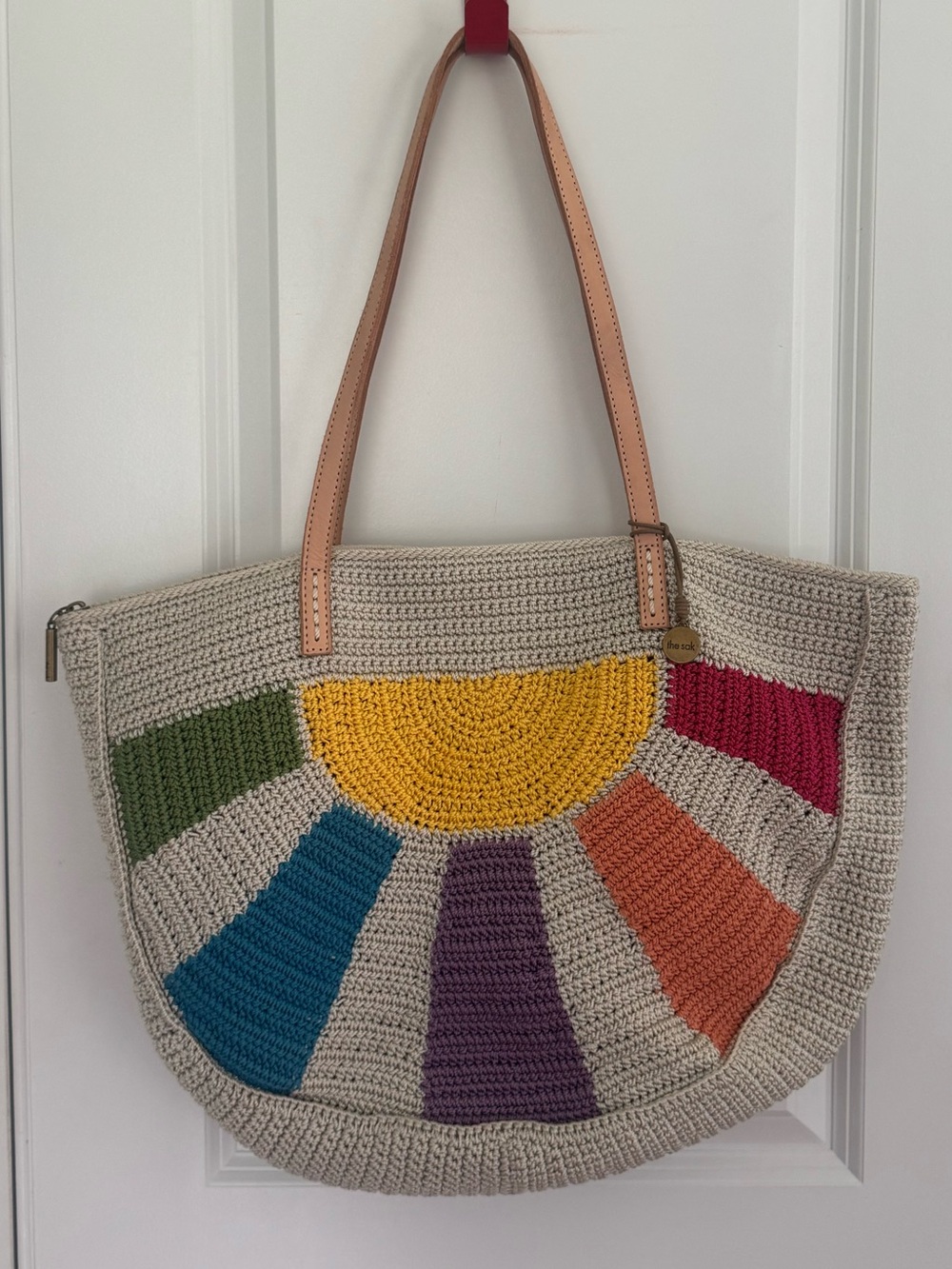 The Sak Faye Large Tote in Multi Sunbeam - Picture 4 of 16